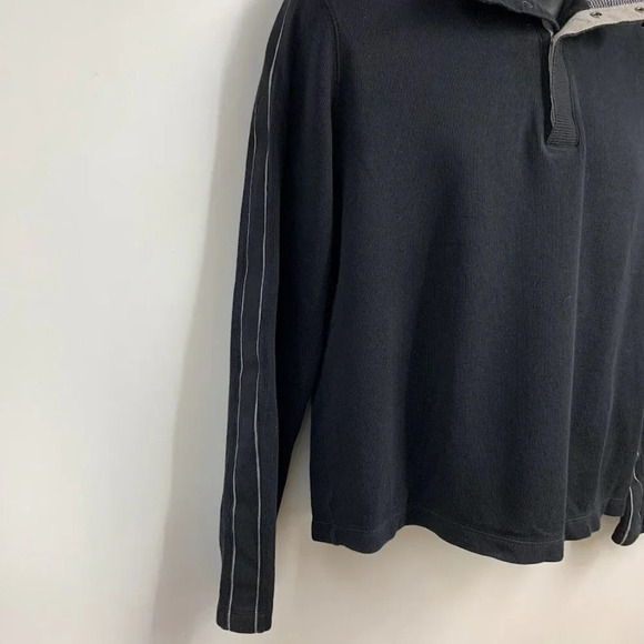Hugo Boss Men's Piceno Quarter Zip Long Sleeve Knit Cotton Sweater Size L - Picture 4 of 15